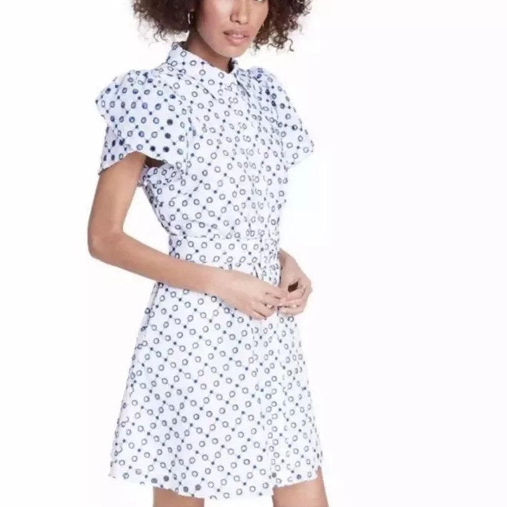 Alexis x Target Dot Embroidered Shirtdress - Picture 2 of 8